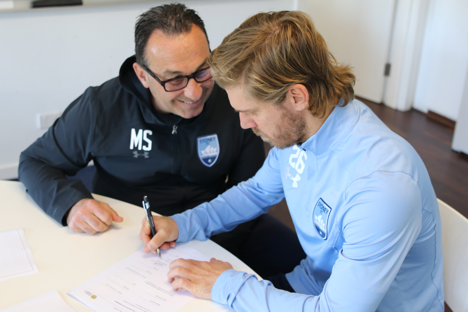 Brattan Signs Contract With Sydney FC A-League Manager Mike Swibel